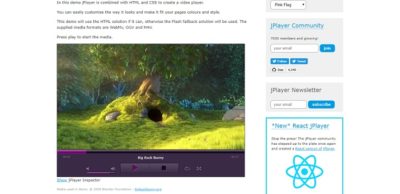 best free html5 video player
