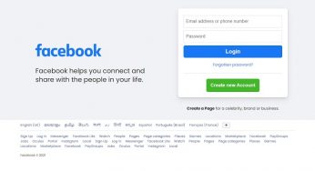 Facebook Login Page HTML and CSS Source Code (Free Download)