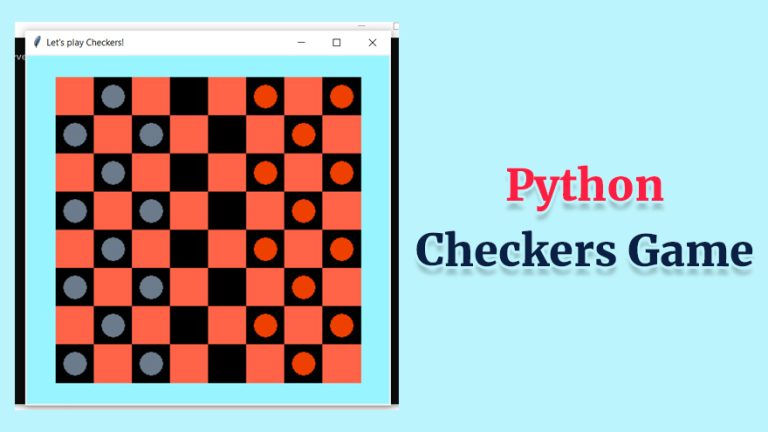 how-to-make-python-checkers-game-full-source-code-edopedia