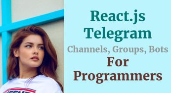 42 React.js Telegram Channels, Groups, Bots For Programmers